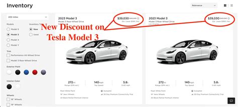 tesla inventory discount cars are they worth it